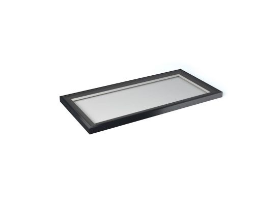 Flat Rooflight 1m x 2m Grey/White