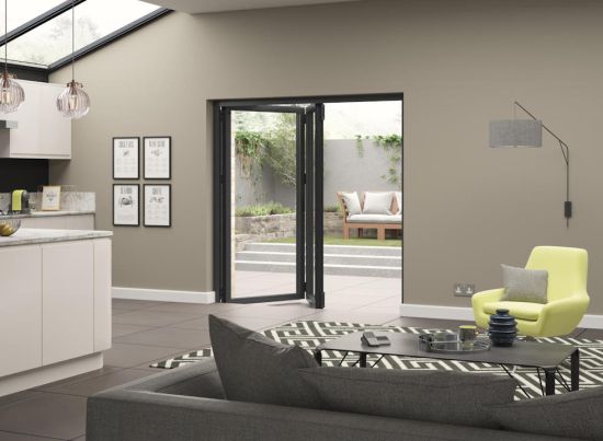 Supreme Express 1.8m Grey Aluminium - Double Glazed