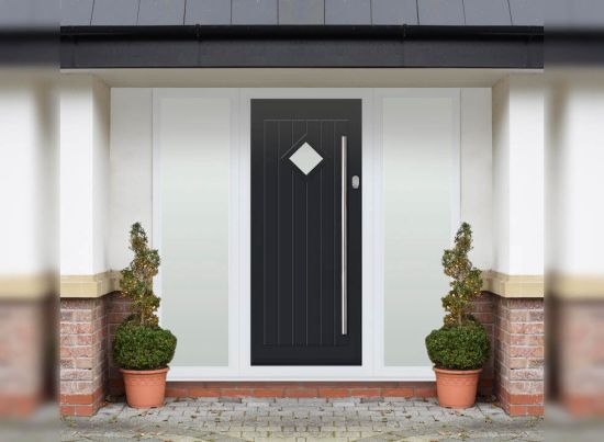 Belfry Black Door 1.94m