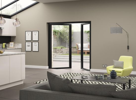 Supreme 1.2M Black French Doors