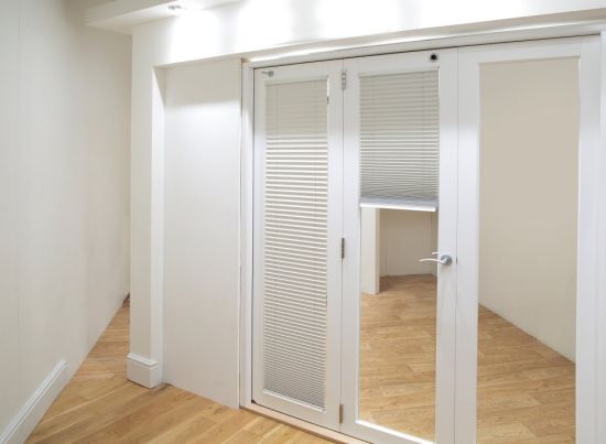 Inspire White 2.4m (approx 8ft) Internal folding Door Blinds