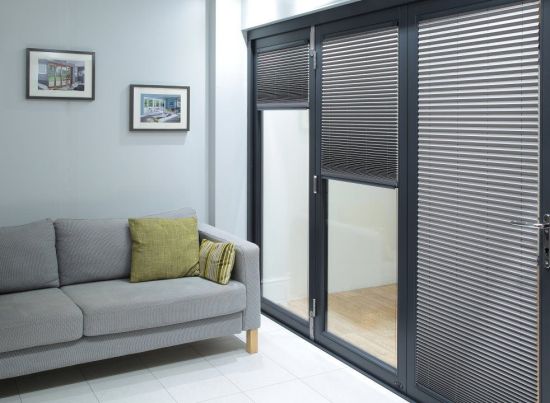 Master Grey 3.6m (approx 12ft) External Bifold Door Blinds