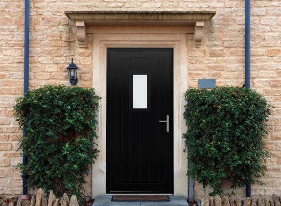 Broadfield - Aluminium Black Front Door