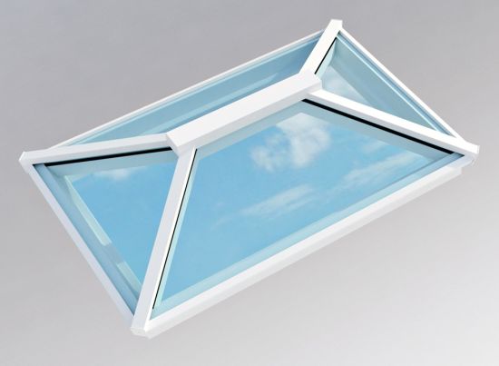 Contemporary Roof Lantern 1m x 1.5m White