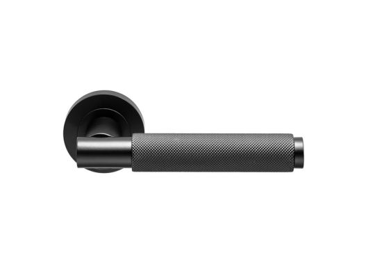 Knurled Matt Black Handle