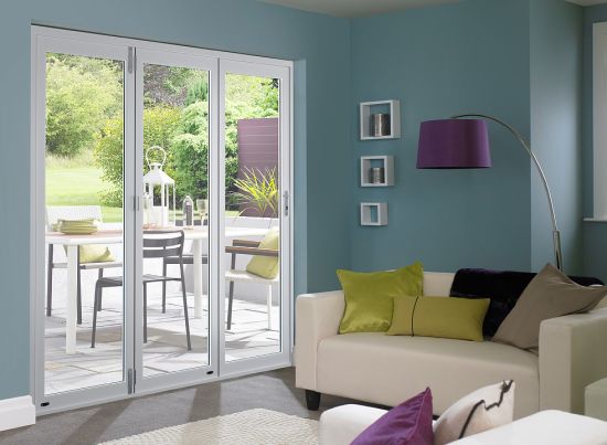 Master White 2.7m (approx 9ft) Bifold Doors