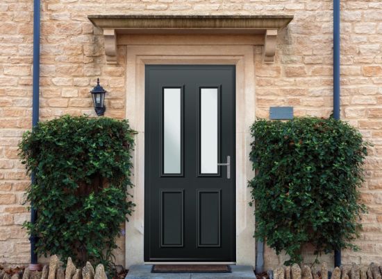 Harley - Aluminium Anthracite Grey Front Door