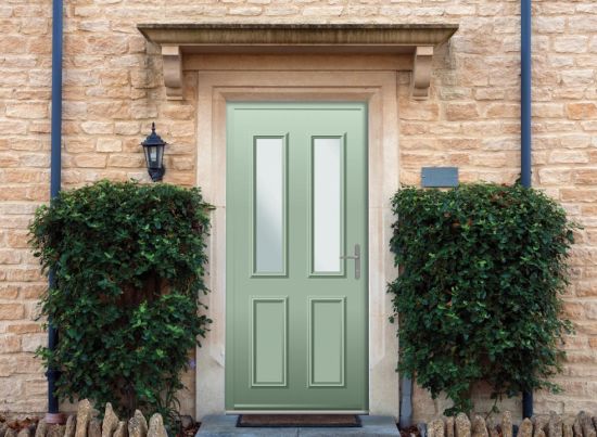 Harley - Aluminium Cotswold Green Front Door