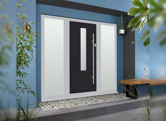 Monaco Black Door 1.94m