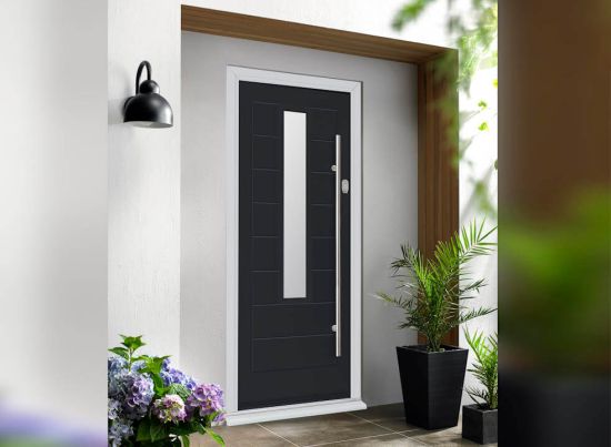 Monaco Black Door 938mm