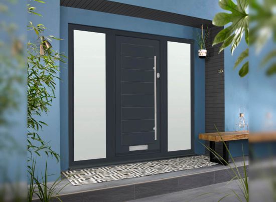 Monza Grey Door 1.94m