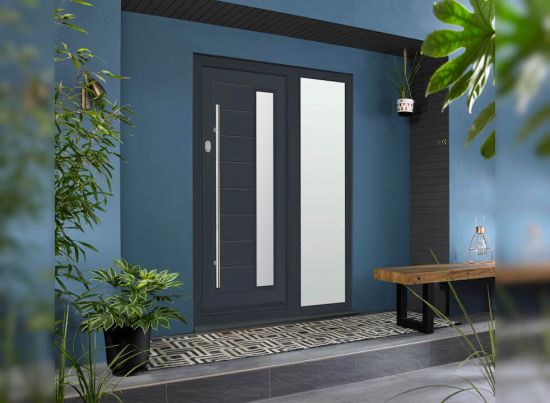 Silverstone Grey Door 1.44m