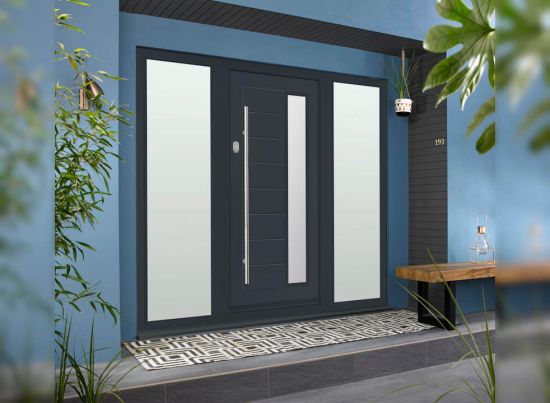 Silverstone Grey Door 1.94m