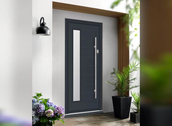 Silverstone Grey Door 862mm