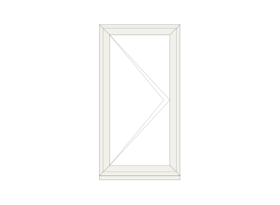 White Casement Window 630mm x 1200mm