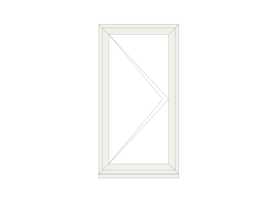 White Casement Window 630mm x 1200mm