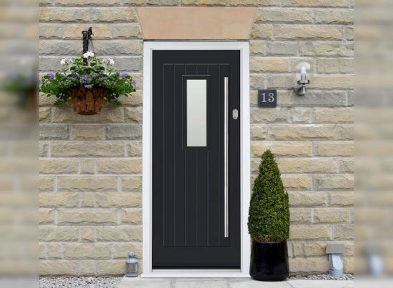 Sunningdale Black Door 862mm