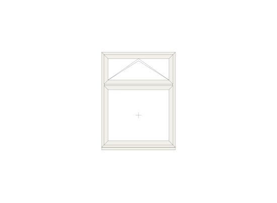 White Casement Window Top Opener 915mm x 1200mm