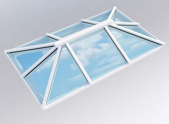 Traditional Roof Lantern 1.5m x 2.5m White