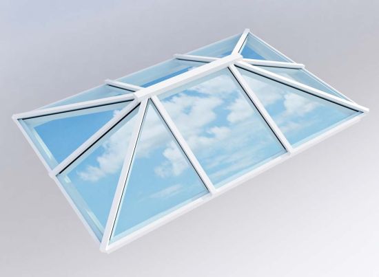 Traditional Roof Lantern 2m x 3m White