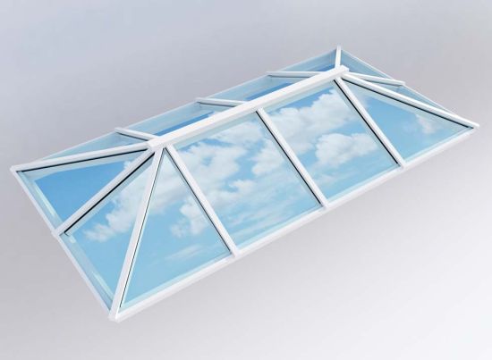 Traditional Roof Lantern 2m x 4m White