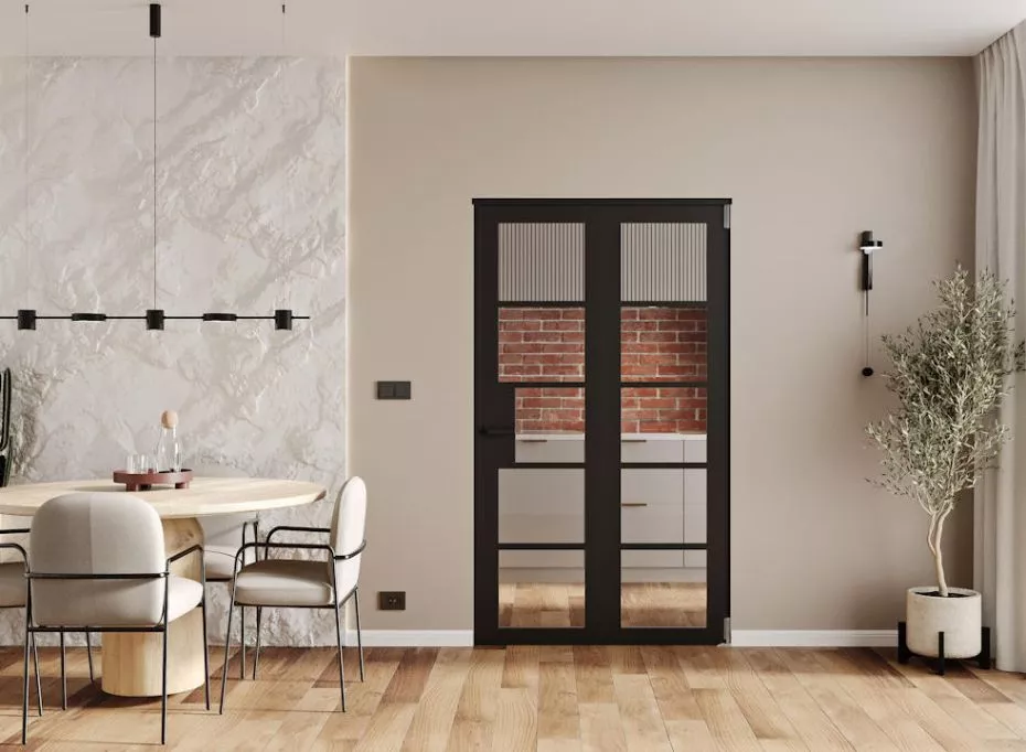 flat folding internal door