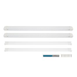 White Trickle Vent Kit - 1.8m Door Sets Only