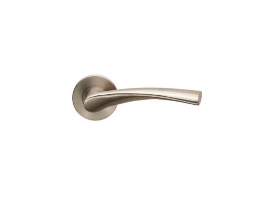 Satin Stainless Curved Lever