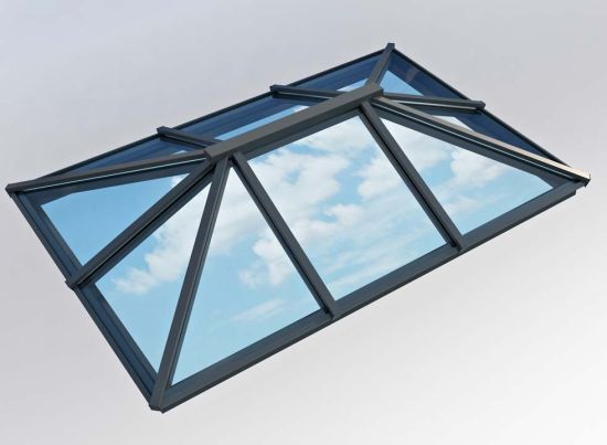 Traditional Roof Lantern 2m x 3m Black