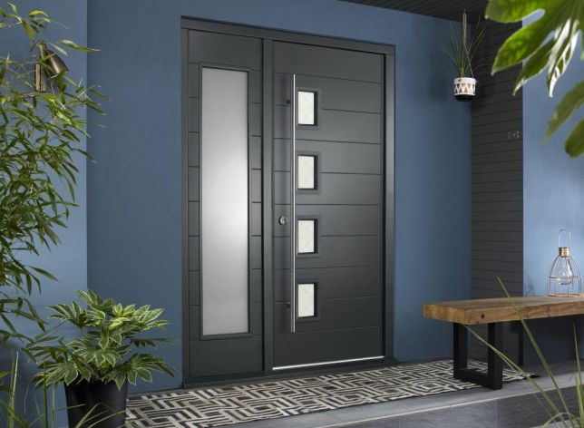 Bergen Grey Front Door