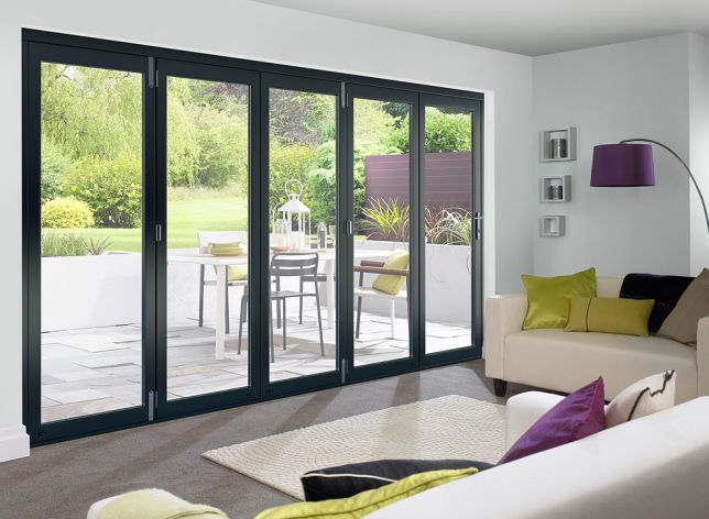 Master Grey 3.6m (approx 12ft) Bifold Doors