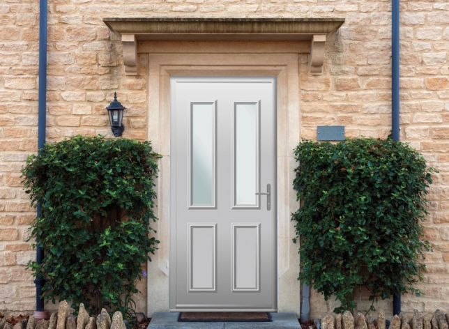 Harley Agate Grey Aluminium Front Door