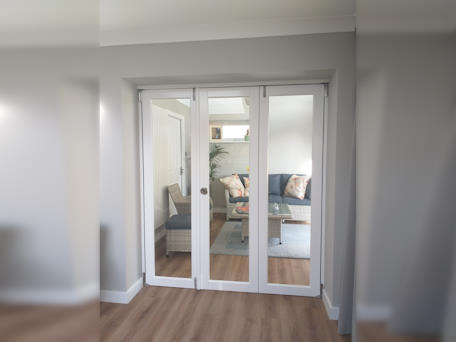 1.8m White Inspire Internal Bifold Door Set