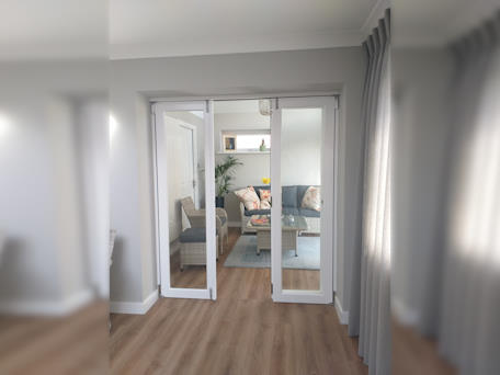 1.8m White Inspire Internal Bifold Door Set